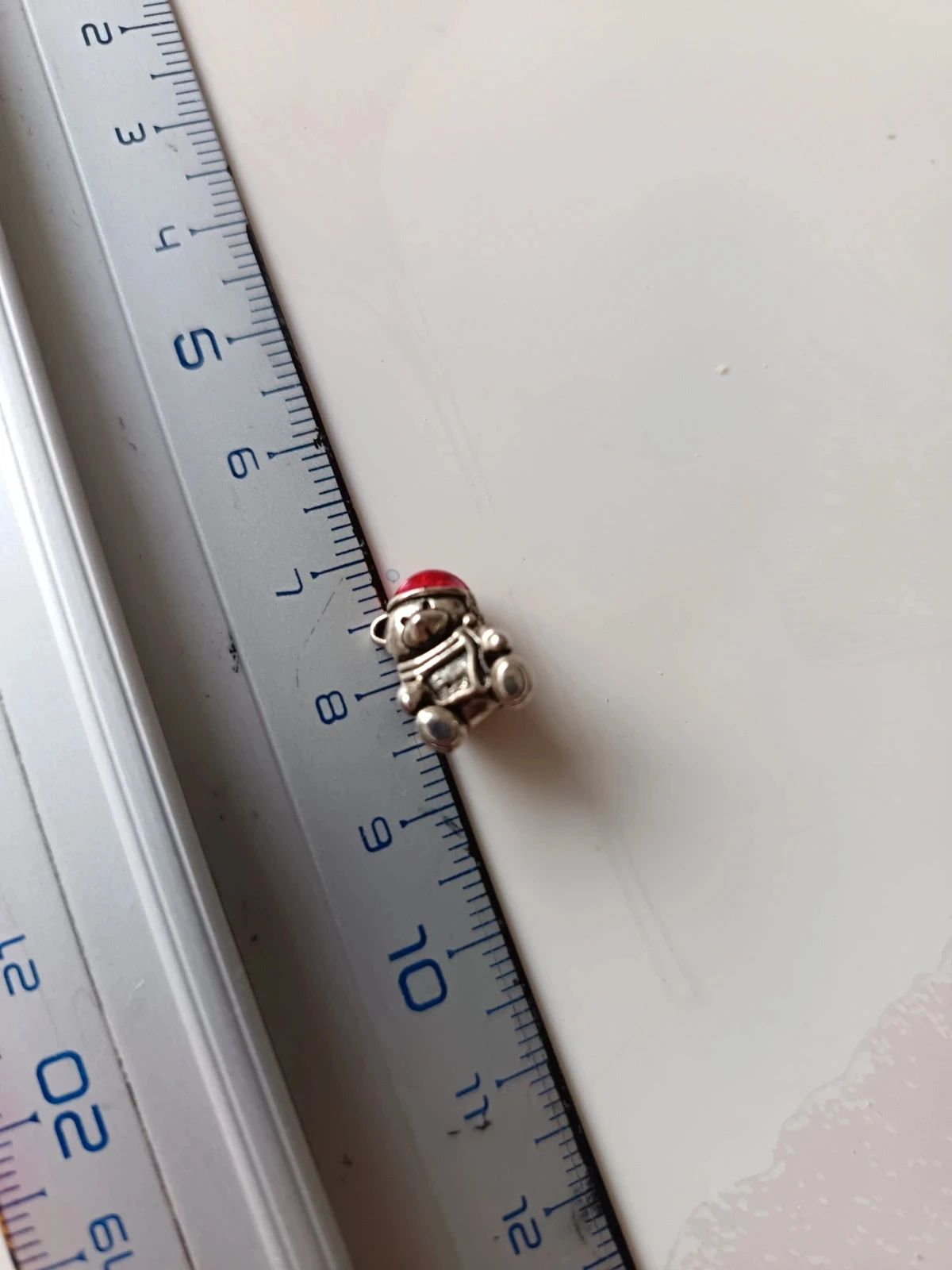 Charms charm breloque pampille pulseira oursin natal gorro vermelho – photo 5